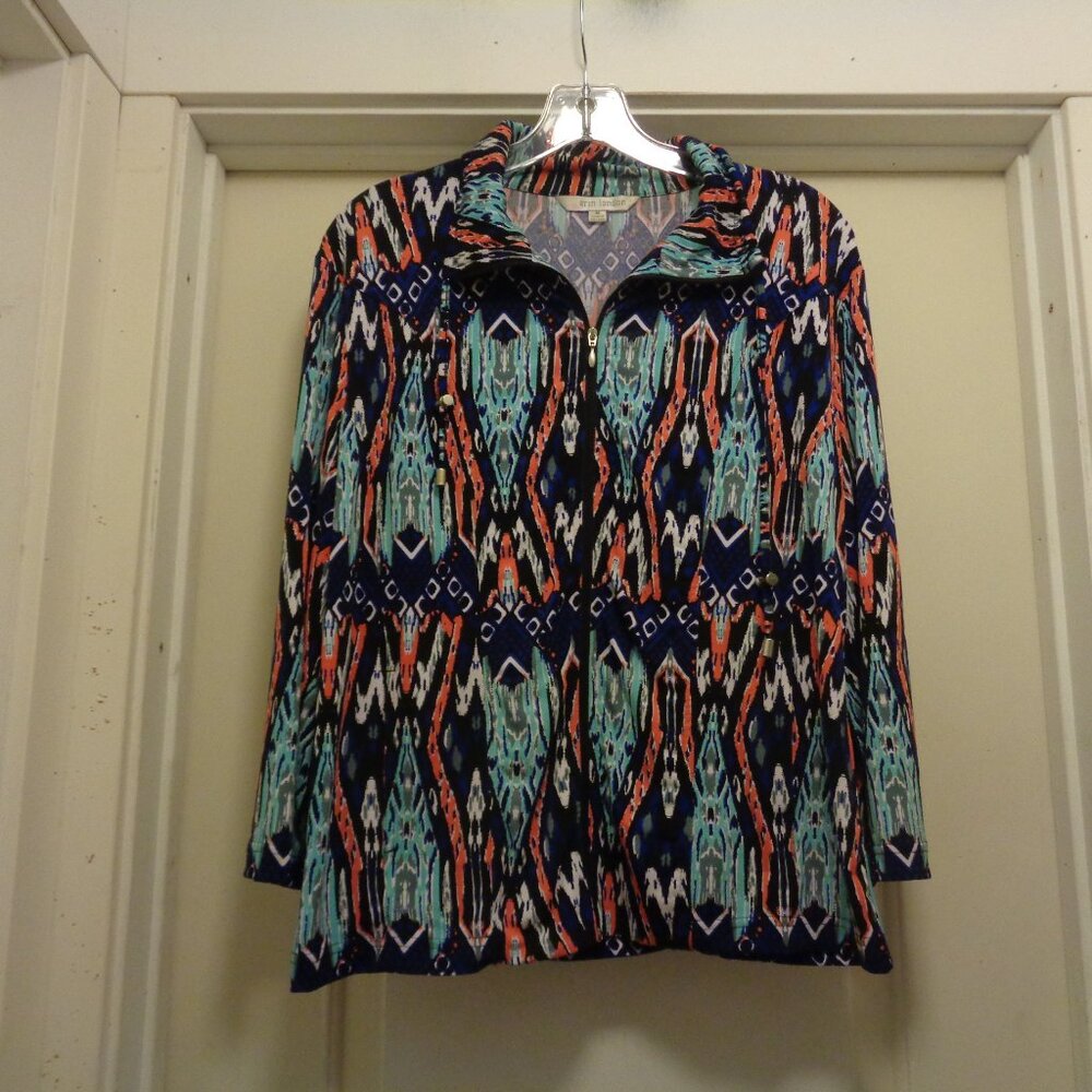 BOHEMIAN DREAMER DESIGNS ZIP KNIT JACKET BY ERIN LONDON M